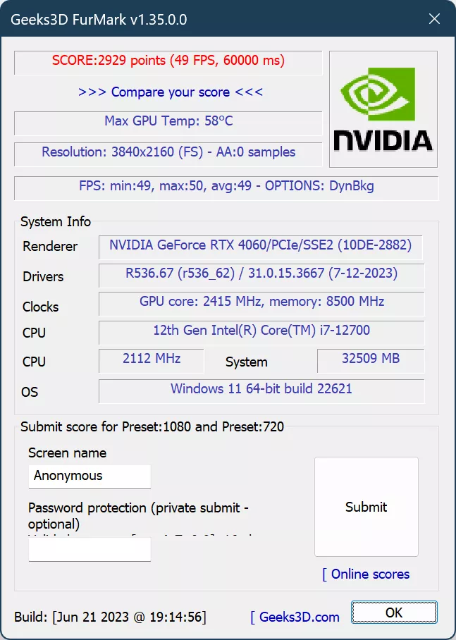 Обзор видеокарты GIGABYTE GeForce RTX 4060