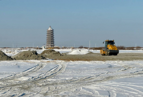 Ход строительных работ на Большом Уссурийском острове проверил министр транспорта и дорожного хозяйства края