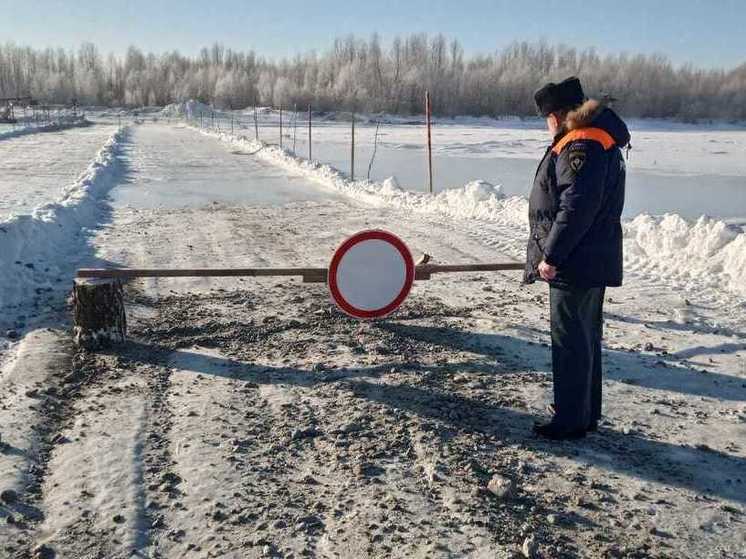 В Алтайском крае закрыли все ледовые переправы