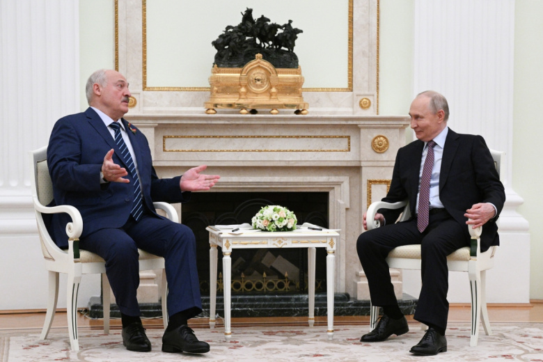 Владимир Путин и Александр Лукашенко