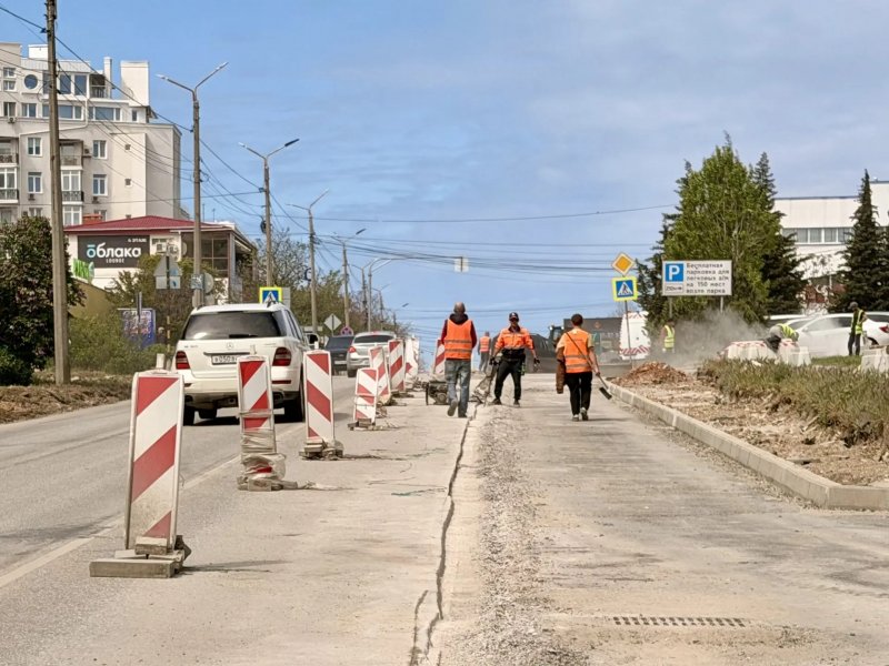 Качество дорожных работ в Севастополе проверяют на каждом этапе