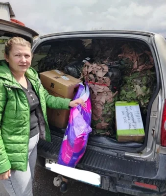 Фото 9. С самого начала СВО волонтёрская группа «Амчаночка» из Мценска помогает бойцам на передовой
