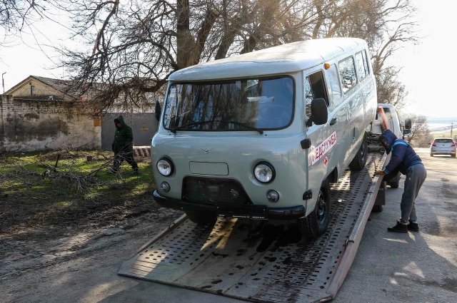 Три дня фура с гуманитарным грузом ехала до Ростовской области.