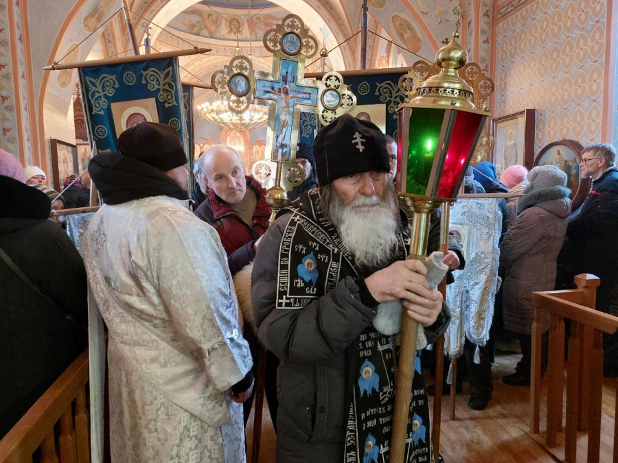 Пасха в Знаменском соборе Барнаула