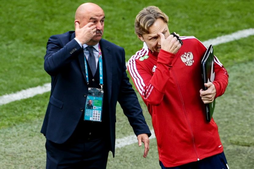 Станислав Черчесов и Валерий Карпин 