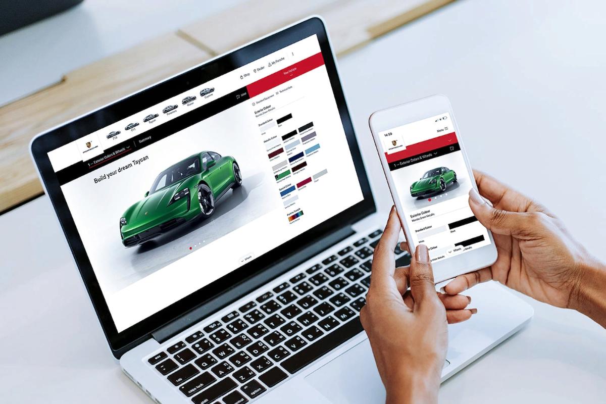 Новый онлайн-конфигуратор Porsche выглядит фантастически круто
