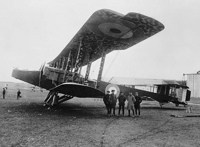 Британский бомбардировщик Handley Page 0/400. 1917