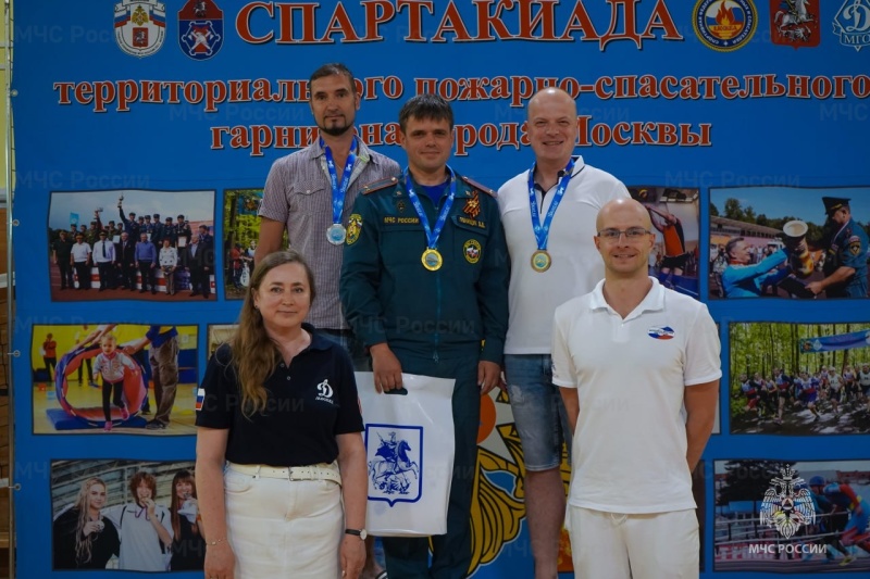 Итоги соревнований по плаванию Спартакиады территориального пожарно-спасательного гарнизона Москвы