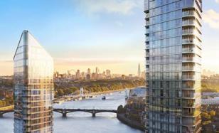 Трехкомнатные апартаменты в резиденции на берегу реки с бассейном и оздоровительным клубом, в престижном районе Челси, Лондон, Великобритания за £1 945 000