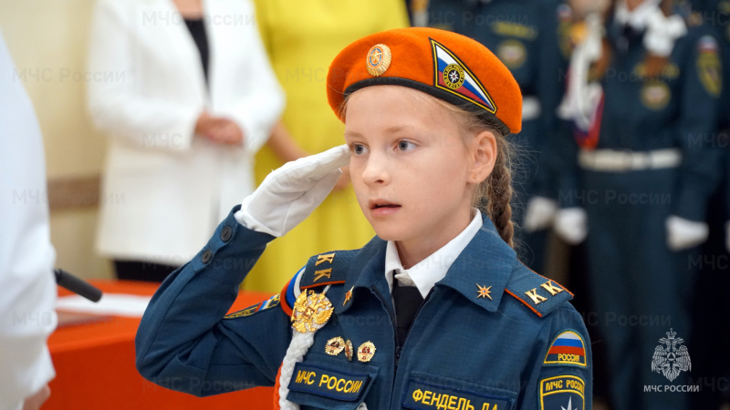 Ряды кадетов МЧС России в Омутинском округе пополнились!