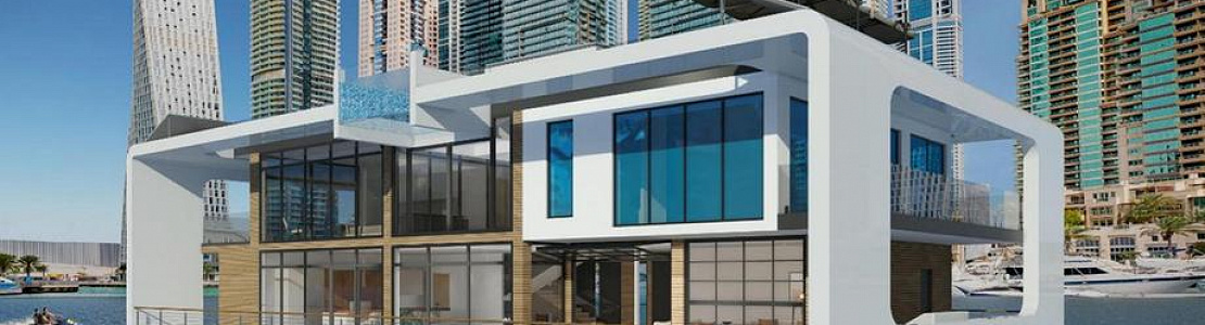 Первые плавучие виллы The Heart of Europe в Дубае сдадут в конце года