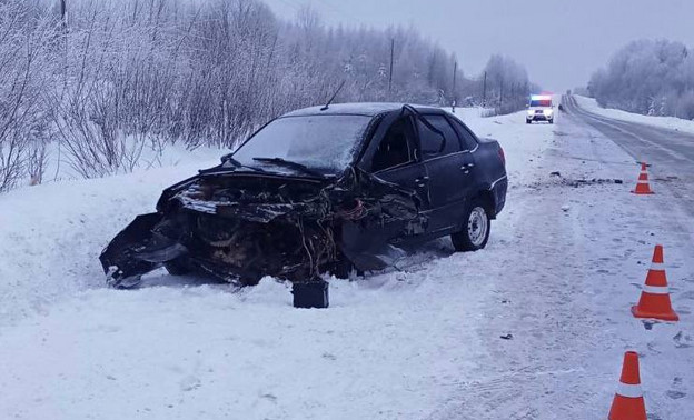 В Арбажском районе столкнулись три автомобиля, один водитель пострадал