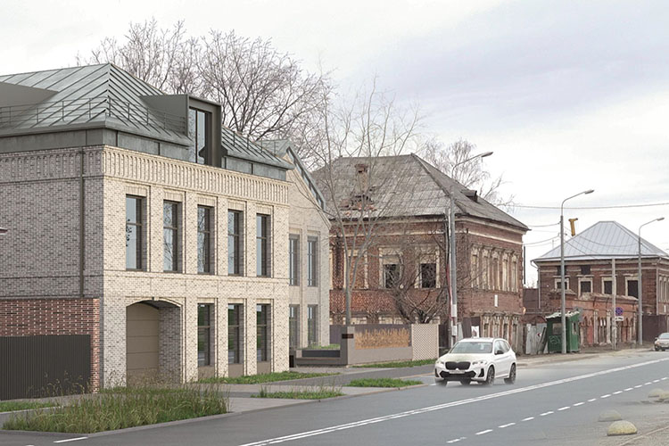 Административный объект с подземным паркингом на 3 тыс. кв. м появится между зданием консульства Китая и историческим комплексом объектов городской усадьбы