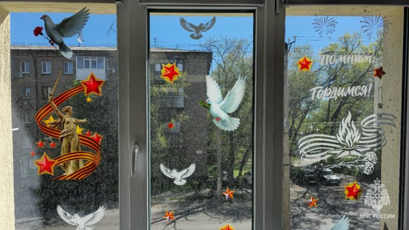 «Окна Победы» - дань подвигу героев Великой Отечественной войны