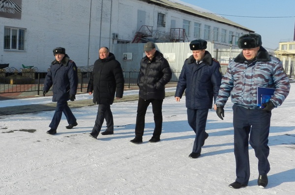 ИК-2 УФСИН России по Курганской области посетили президент региональной Торгово-промышленной палаты Илья Назаренко и Уполномоченный по защите прав предпринимателей Алексей Чуев