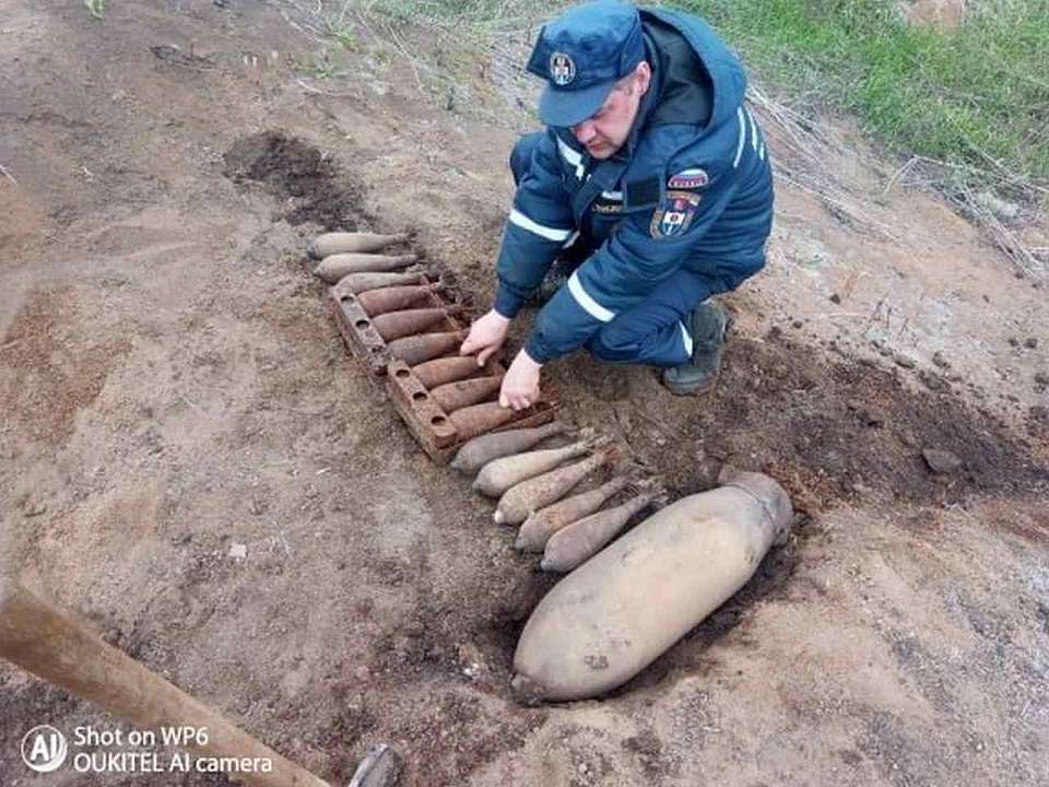 Снаряды взорвали в Воронежской области