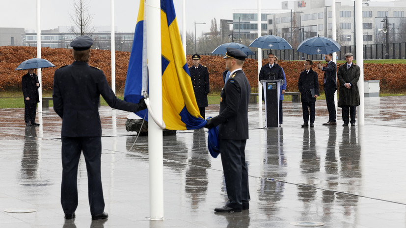 В Швеции прошло несколько церемоний по случаю вступления страны в НАТО