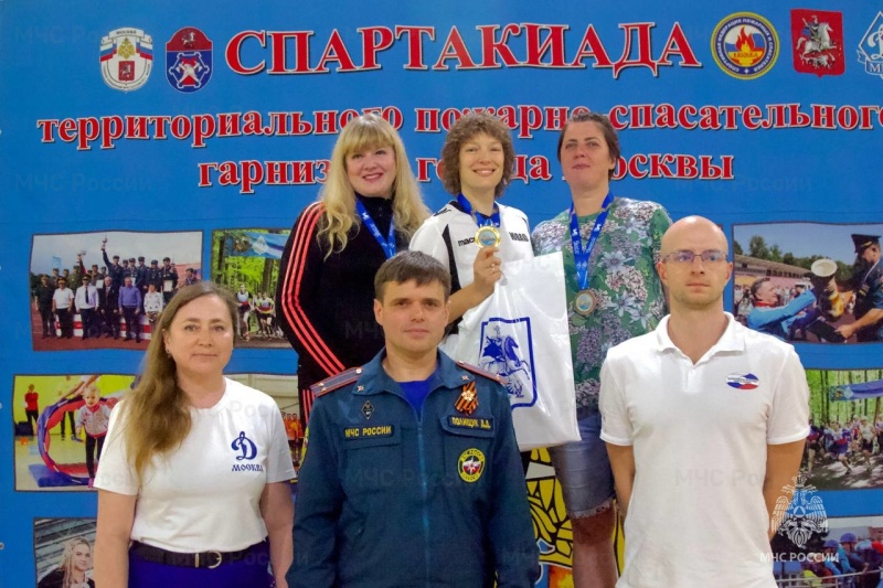 Итоги соревнований по плаванию Спартакиады территориального пожарно-спасательного гарнизона Москвы