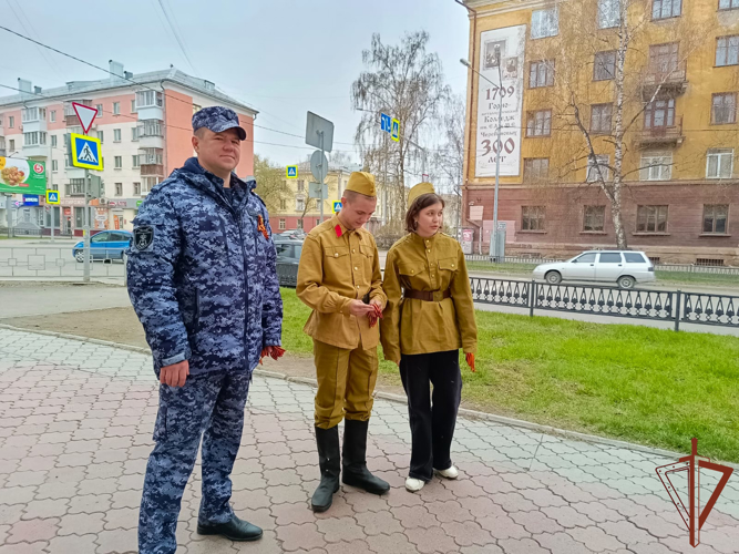 Росгвардия накануне 9 мая проводит патриотические встречи с подрастающим поколением на Урале