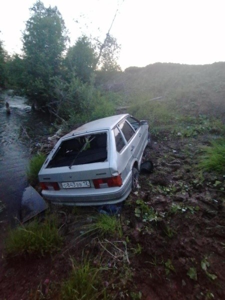 Пьяный водитель не справился с управлением