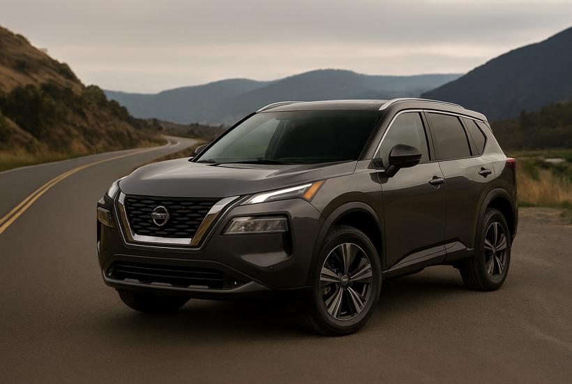 Nissan Rogue на дороге