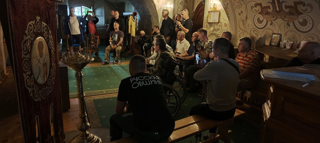 Иосифо-Волоцкий монастырь посетили воины, находящиеся на лечении в госпитале имени А.А. Вишневского