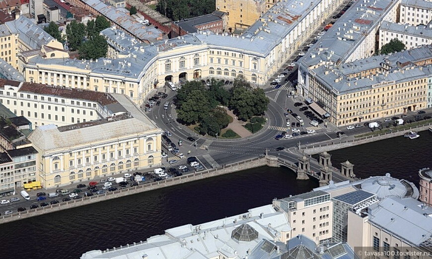 От Аничкова сада до улицы Росси