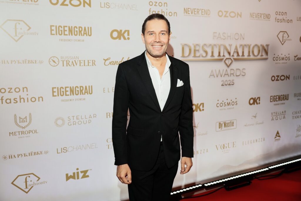 Даниил Федоров на Fashion Destination Awards 2025. Фото: ООО ФЭШНТВ, Метрополь, Москва, 02.06.2025 г.