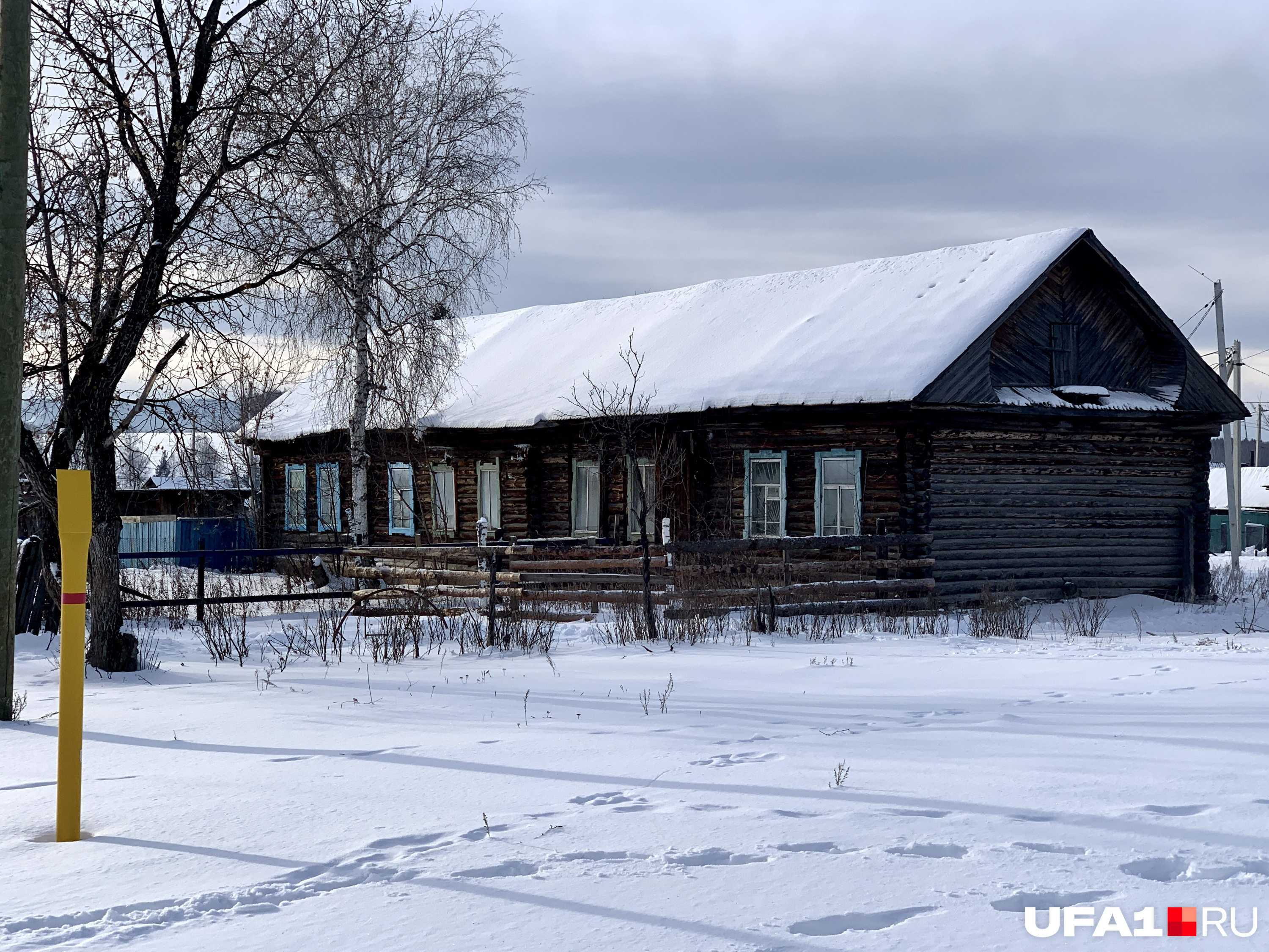 Дома в основном деревянные