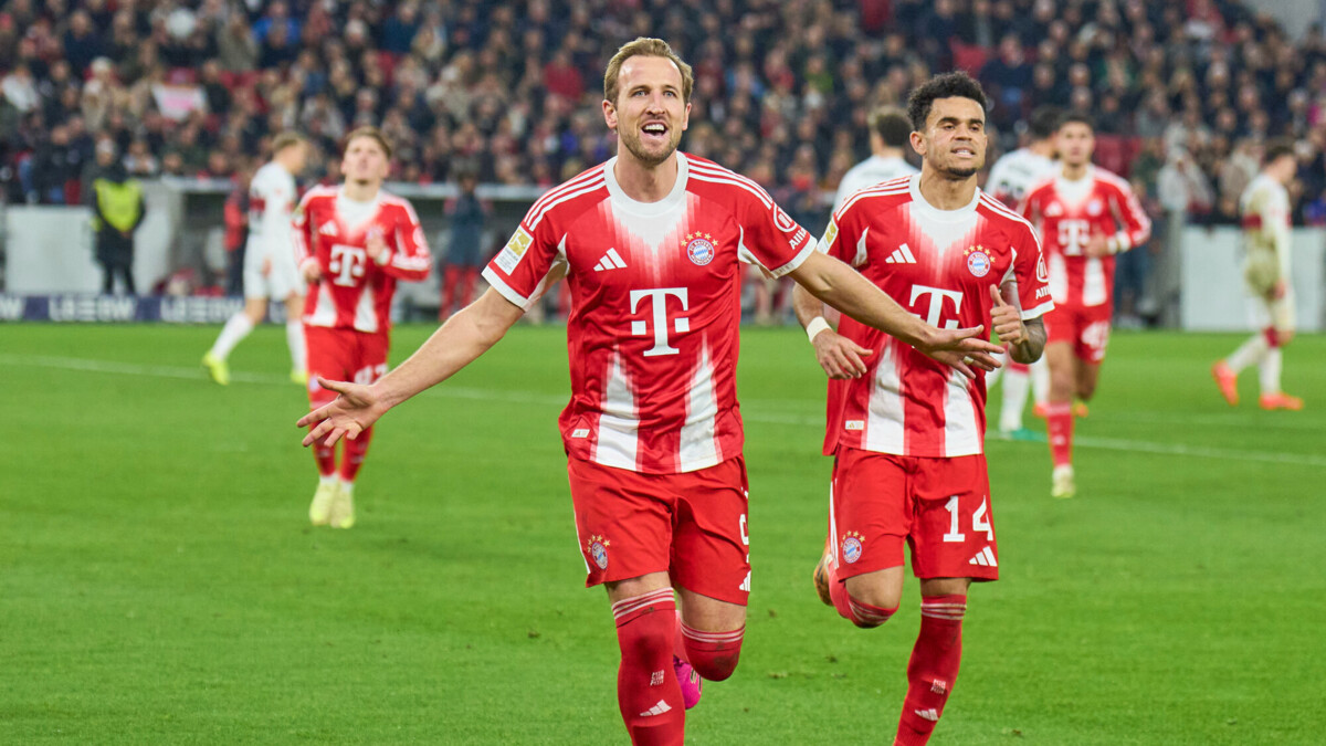 Хет‑трик Кейна помог «Баварии» разгромить «Штутгарт» в матче Бундеслиги, «Байер» проиграл «Аугсбургу»