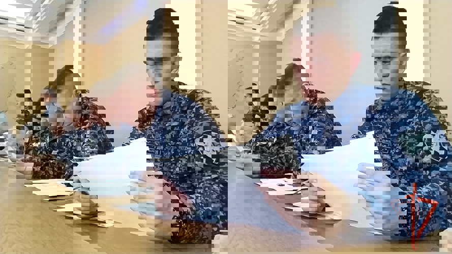 В Новосибирской области военнослужащие и сотрудники Росгвардии приняли участие в патриотической акции «Диктант Победы»