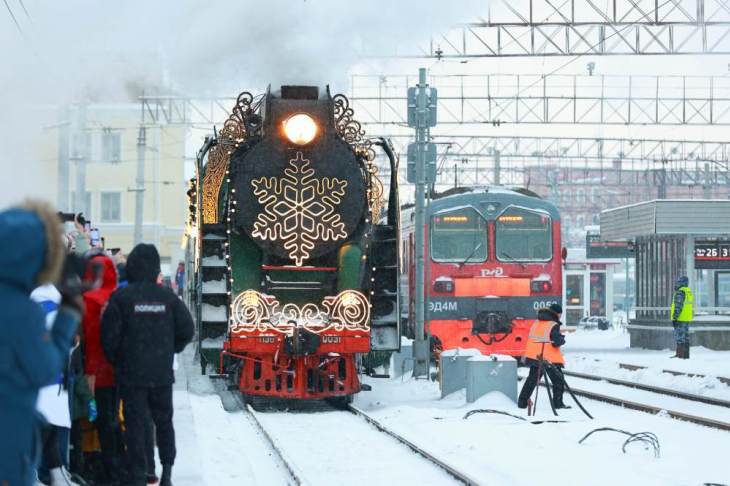 ​Поезд Деда Мороза прибудет в Москву в начале января 2025 года