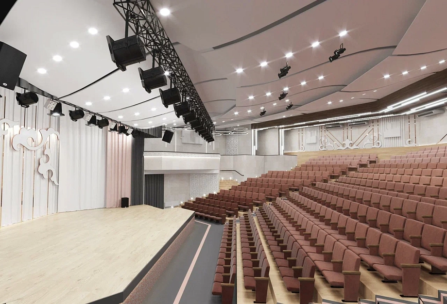 Фото: как будет выглядеть концертный зал имени Сары Садыкова после капремонта