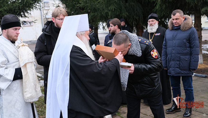 В день 255-летия со дня рождения Е.Ф. Комаровского орловские росгвардейцы приступили к строительству храма