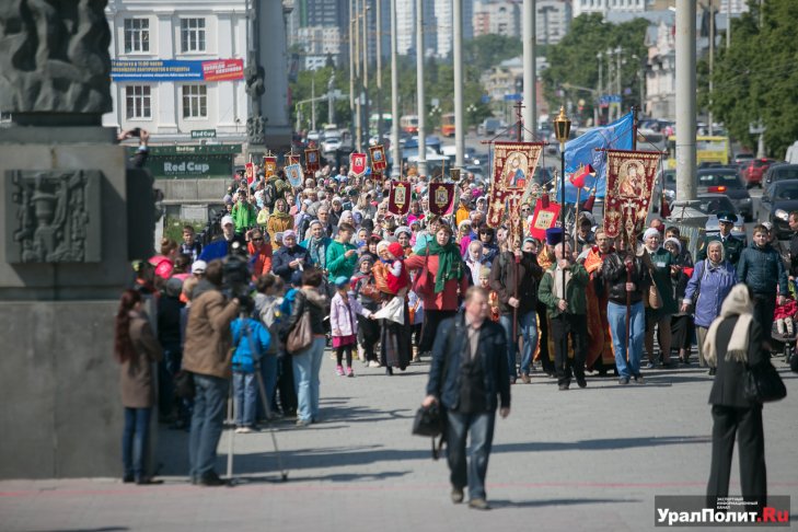 ​Центр Екатеринбурга перекроют на время Крестного хода