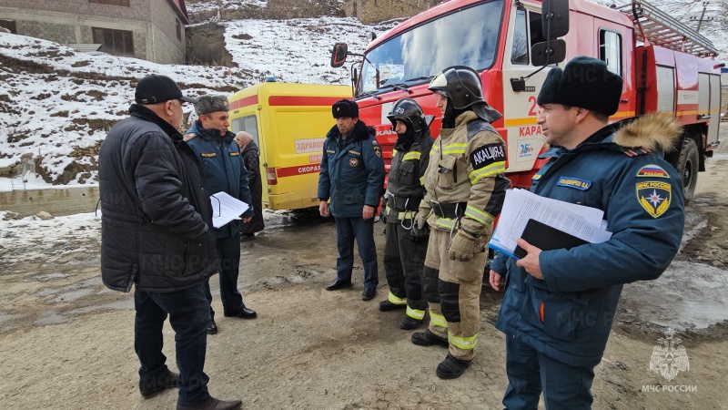 В Дагестане отработаны действия при угрозе обвала скального массива