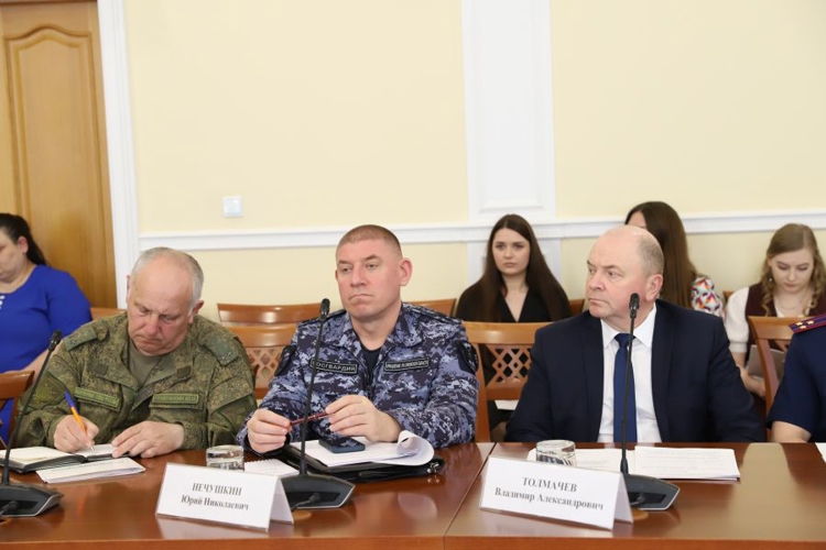 Росгвардейцы приняли участие в заседании регионального оперативного штаба