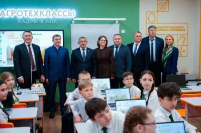 «КОМОС ГРУПП» открыл агротехклассы в Татарстане