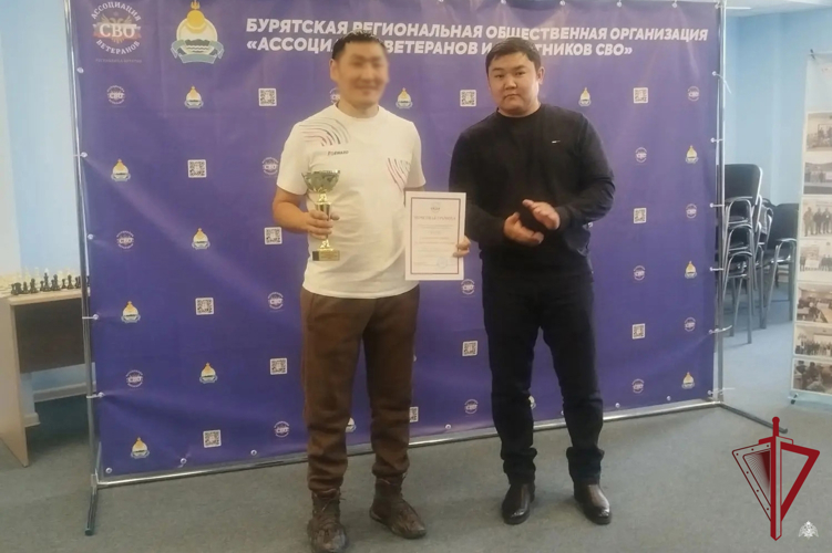 Сотрудник ОМОН стал победителем в турнире по шахматам среди участников СВО Бурятии