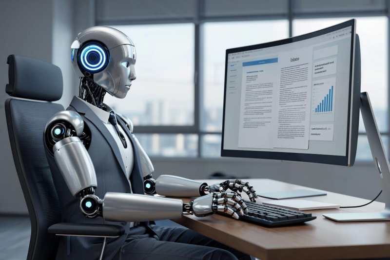 ИИ за работой