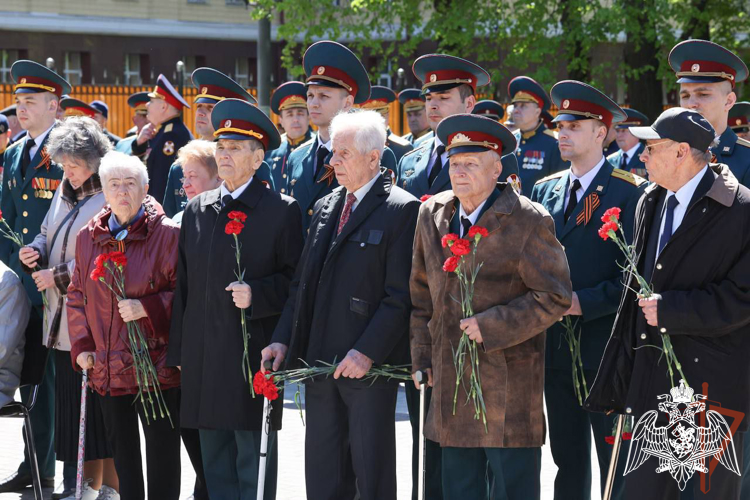 В Росгвардии прошли посвященные 79-й годовщине Победы в Великой Отечественной войне торжественные мероприятия (видео)