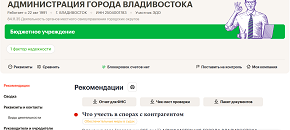 АДМИНИСТРАЦИЯ ГОРОДА ВЛАДИВОСТОКА