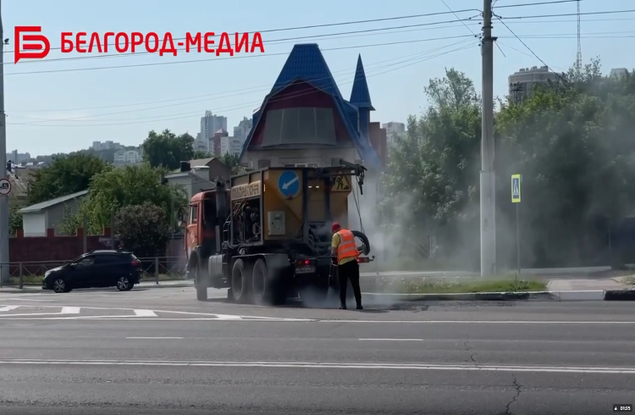 На сегодня дорожные службы Белгорода выполнили 27 тыс. м² ямочного ремонта