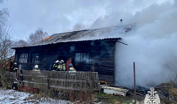 На пожаре в Бежецке погиб 51-летний мужчина