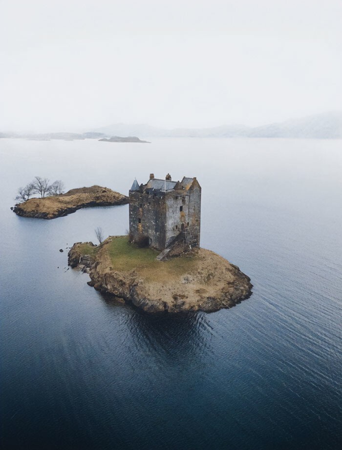 14. Заброшенный замок 14 века в Шотландии