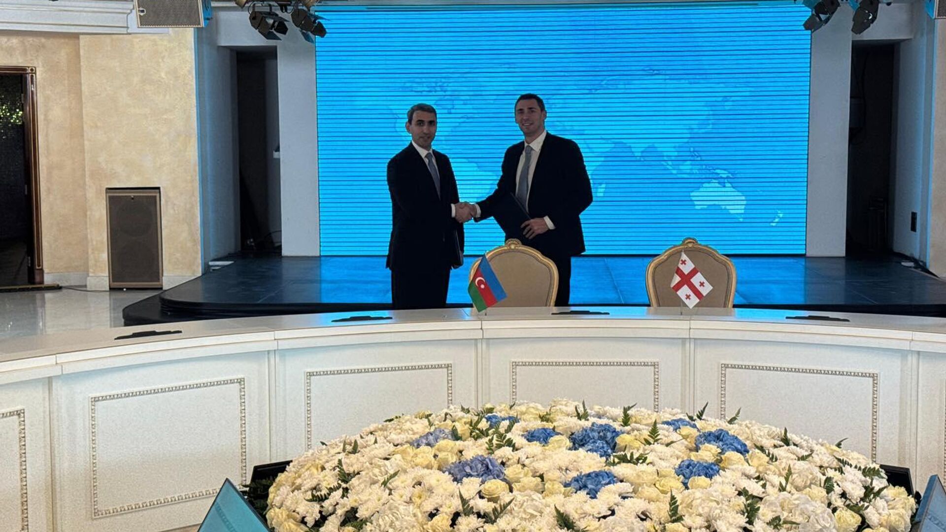 Заключение соглашения между ГЖД и АЖД - Sputnik Грузия, 1920, 03.10.2025