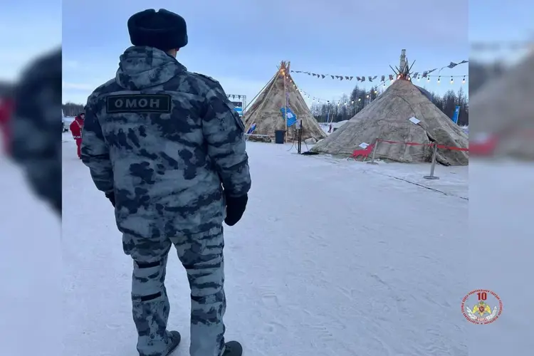 На Ямале военнослужащие и сотрудники Росгвардии обеспечили правопорядок в период проведения крупных спортивных, общественных мероприятий и Вербного воскресенья