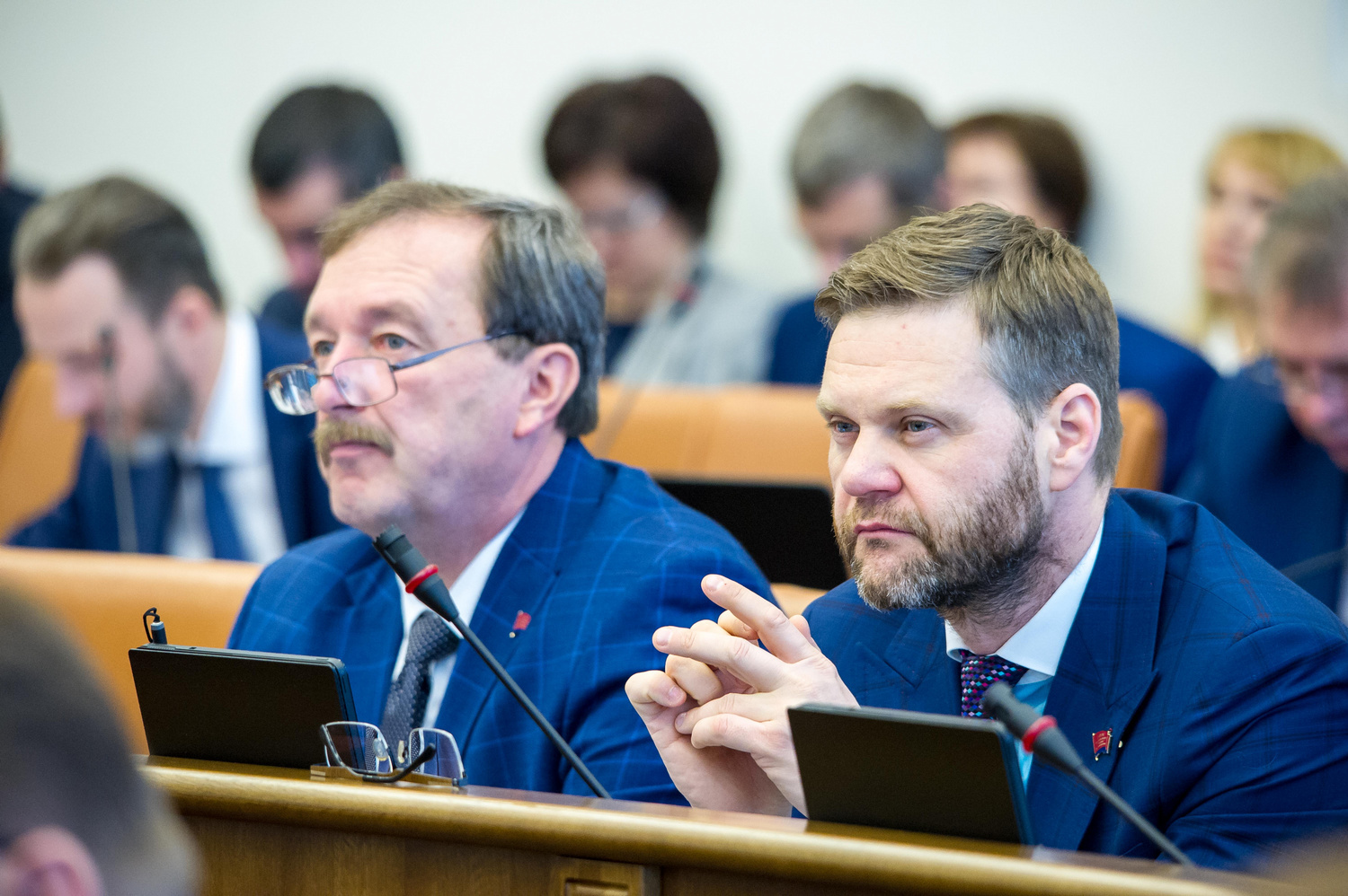 Роман Гольдман на сессии Заксобрания