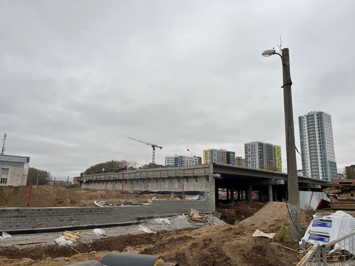 путепровод через Трансиб 