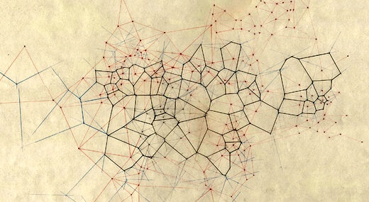 Диаграмма Вороного разделяет плоскость на отдельные области, или клетки, так, что каждая клетка состоит из всех точек, ближайших к начальной 